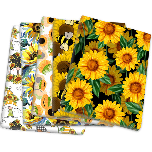 Sunflower Print Fabric