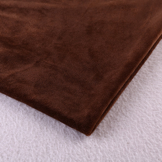 Solid Color Short Plush Fabric by Half Yard(50*160cm)