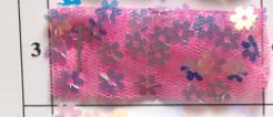 Flower Sequin Embroidered Mesh Gauze Fabric