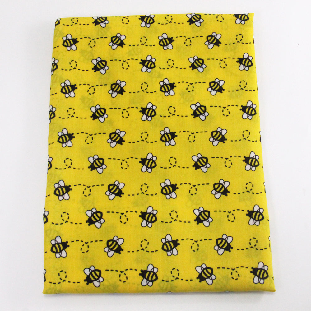 Bees Print Fabric
