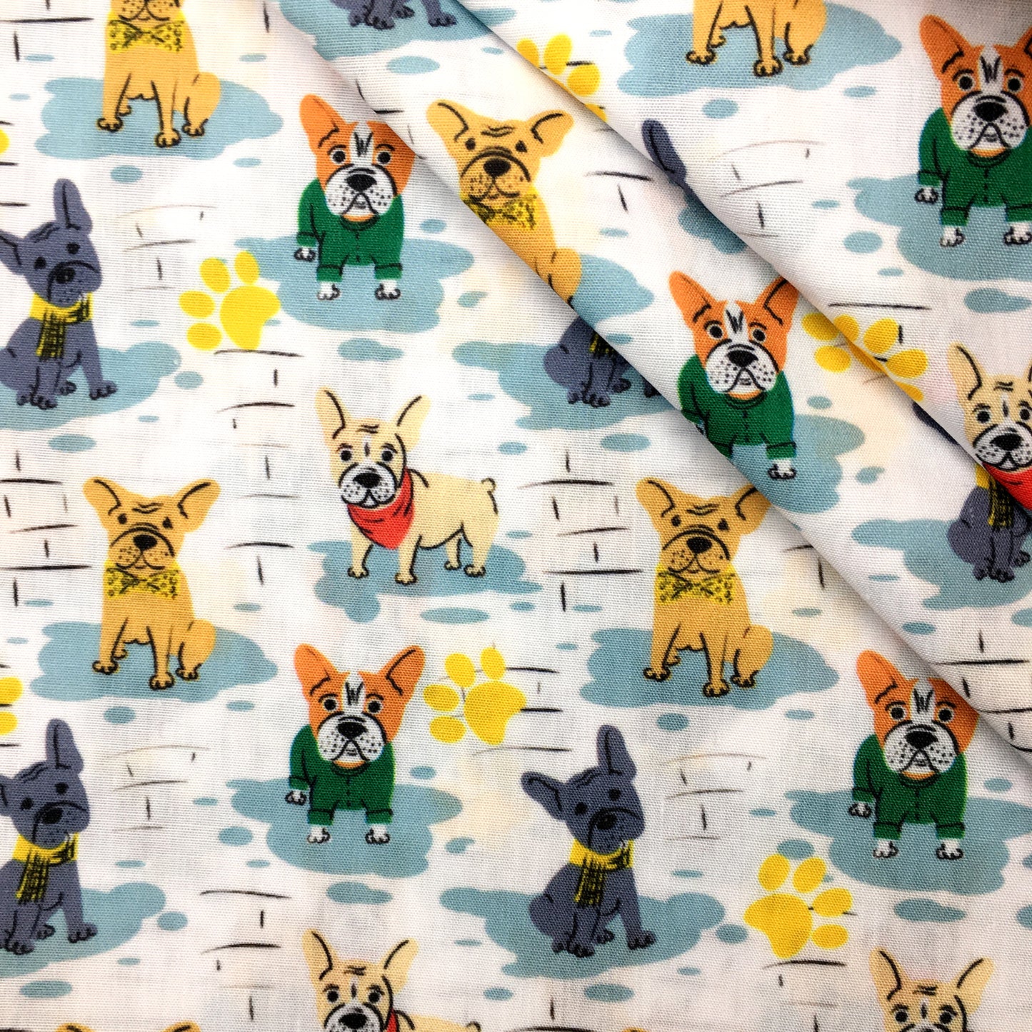 Dog Print Fabric