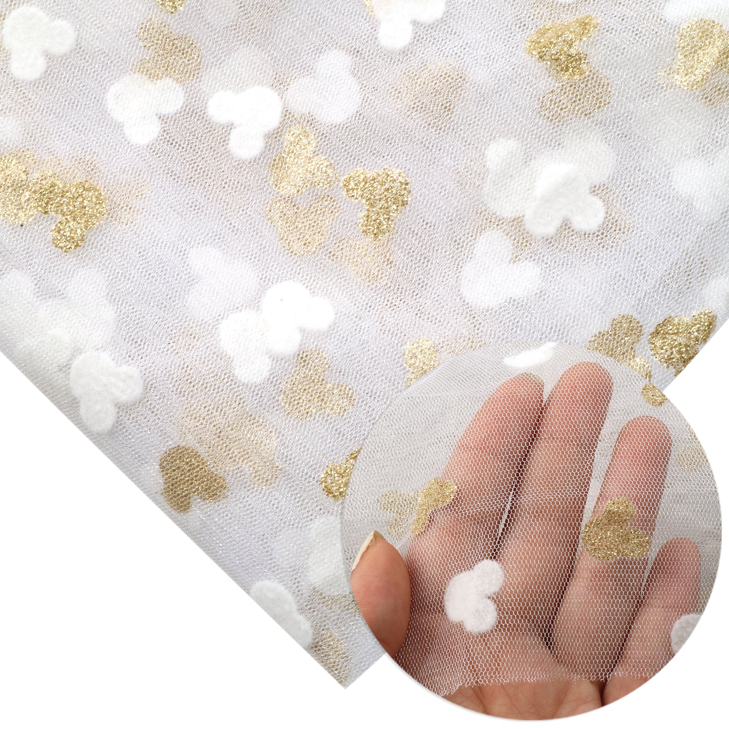 Mesh Gauze Fabric by half yard(50*150cm)